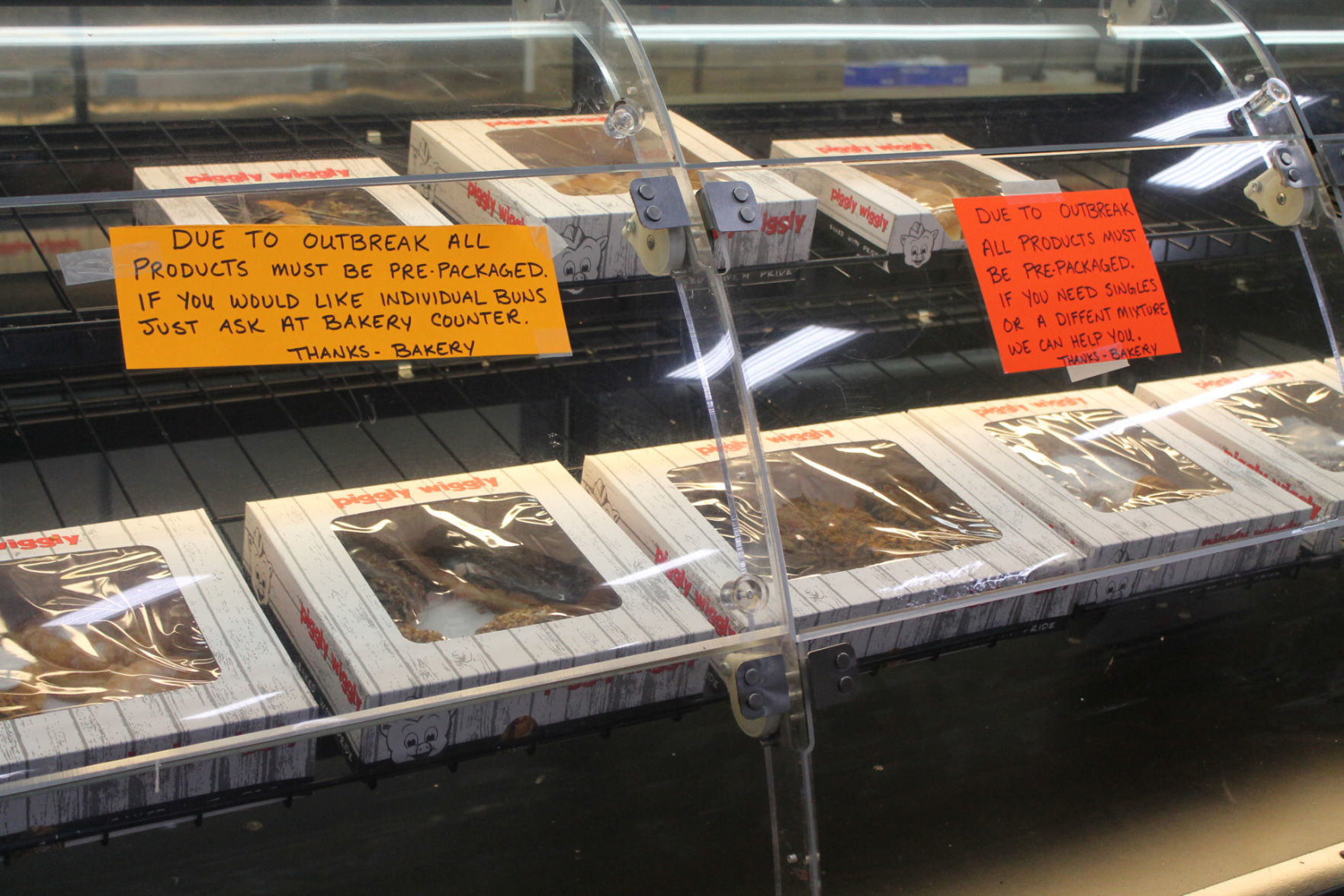 Pre-packaged donuts
